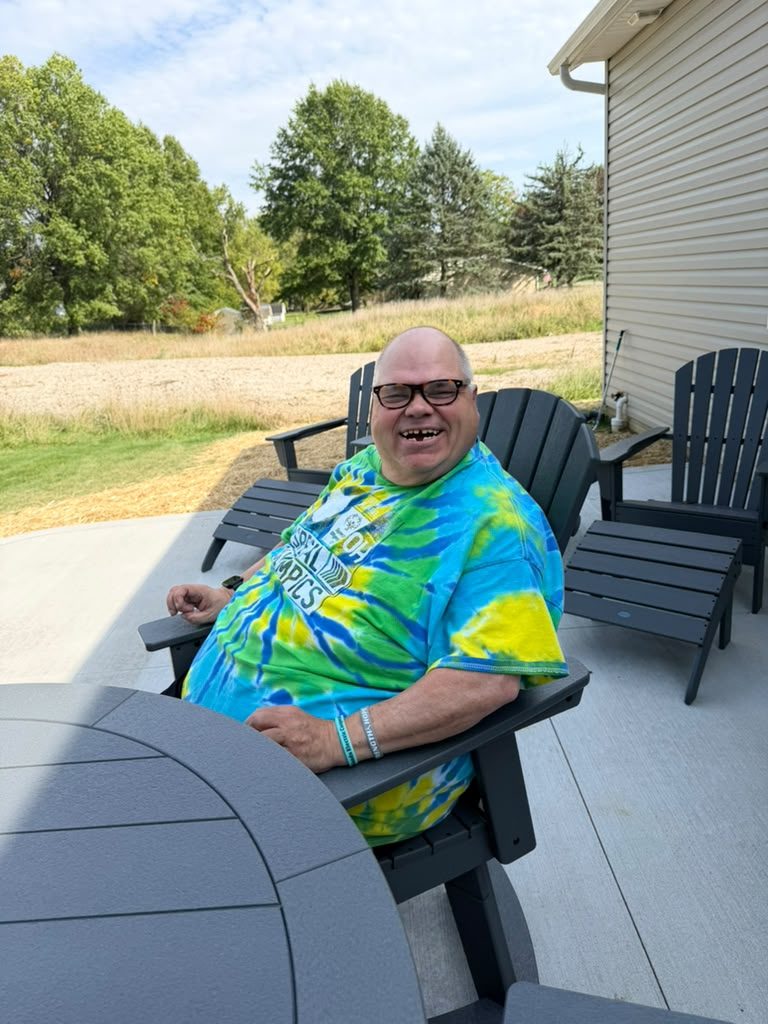 A relaxed moment outdoors